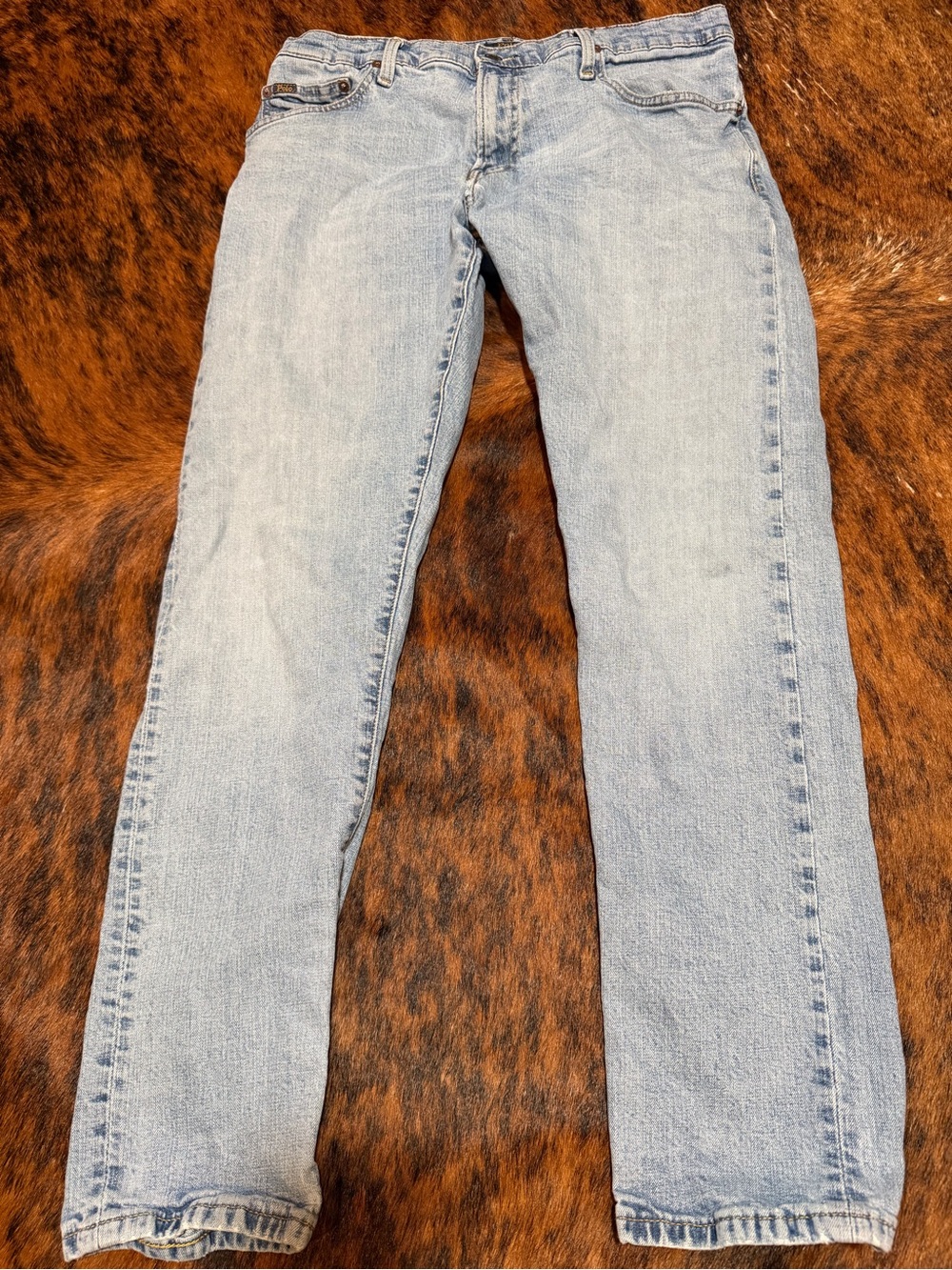 Polo Ralph Lauren Sullivan Slim Stretch Jeans Mens 34x32 Blue Denim Pants Read